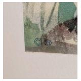 Small Framed Scenic Watercolor by by Nicolas Markovitch