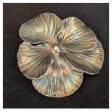 Vintage Sterling Silver Floral Jewelry Set