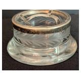 Sterling Silver Tea Ball and Crystal Holder