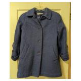 Vintage Wayne Evans Blue Mohair Jacket