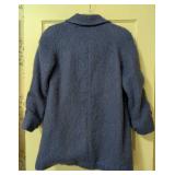Vintage Wayne Evans Blue Mohair Jacket