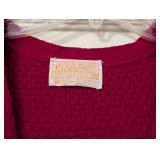 Pendleton Red Wool Button Up Vest