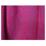 Vintage Magenta Wool Skirt