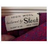 Vintage Magenta Wool Skirt