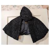 Vintage Kogen Furs Lambswool Cape and Hat