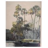 Framed Homosassa River Watercolor Print by Winslow Homer