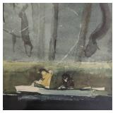 Framed Homosassa River Watercolor Print by Winslow Homer