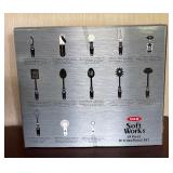 New OXO Soft Works 19 Piece Kitchen Tool Set and Revere Ware Stainless Steel Bowl Set