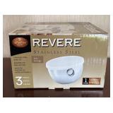 New OXO Soft Works 19 Piece Kitchen Tool Set and Revere Ware Stainless Steel Bowl Set