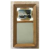 Vintage Trumeau Mirror