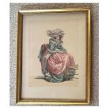 "La Belle et Tendre Lyonnaise" Print by Jean-Antoine Watteau