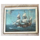 "Mayflower II" Lithograph Print by Hervey Garrett Smith