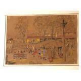 "State Fair" Original Watercolor by Alice E. Hugy