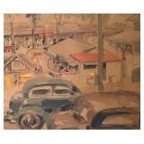 "State Fair Crowds" Original Watercolor by Alice E. Hugy