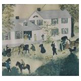 "Home for Thanksgiving" Print by Grandma Moses