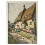 English Cottage Lithograph Print by Nicolas Markovitch