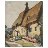 English Cottage Lithograph Print by Nicolas Markovitch