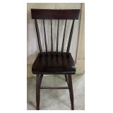 Charming Vintage Wooden Spindle Back Chair