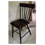 Charming Vintage Wooden Spindle Back Chair