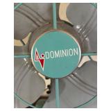 Vintage Dominion Metal Desk Fan