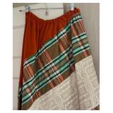 Vintage Chessa Davis Skirt with Coordinating Belt