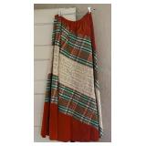 Vintage Chessa Davis Skirt with Coordinating Belt