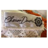 Vintage Chessa Davis Skirt with Coordinating Belt