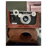 Vintage Argus "The Brick," 35mm Rangefinder Camera and Sekonic Light Meter