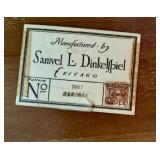 Gorgeous Vintage Samuel L. Dinkelspiel Glass Front Curio Cabinet