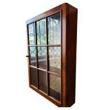 Gorgeous Vintage Samuel L. Dinkelspiel Glass Front Curio Cabinet