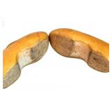 Vintage Scandinavian Wooden Clogs / Dutch Wooden Shoes / Hand Carved Hand Painted Original Wooden Dutch Clogs