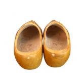 Vintage Scandinavian Wooden Clogs / Dutch Wooden Shoes / Hand Carved Hand Painted Original Wooden Dutch Clogs