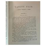 Vintage The Works of Tobias Smollett - Shabby Red Cloth Bindings - Book Bundle in Twelve Volumes