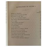 Vintage The Works of Tobias Smollett - Shabby Red Cloth Bindings - Book Bundle in Twelve Volumes