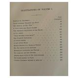 Vintage The Works of Tobias Smollett - Shabby Red Cloth Bindings - Book Bundle in Twelve Volumes