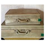 Two Vintage Hartmann Hard Sided Suitcases