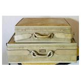 Two Vintage Hartmann Hard Sided Suitcases