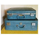 Pair of Vintage Blue 1960