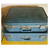 Pair of Vintage Blue 1960