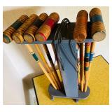 Fantastic Vintage 1977 Milton Bradley South Bend LawnPlay Croquet Set