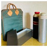 Awesome Vintage Picnic Bag and American Thermos