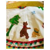 Amazing Vintage Christmas Ornaments and Tree Skirt