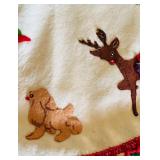 Amazing Vintage Christmas Ornaments and Tree Skirt