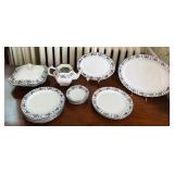 Variety of Vintage Bluebell Dishes by Wood & Sons