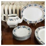 Variety of Vintage Bluebell Dishes by Wood & Sons