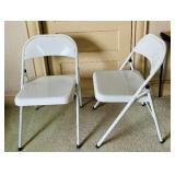 Pair of Metal Folding Chairs