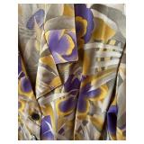 Vintage Evan-Picone Floral Pattern Shirt and Dress Set