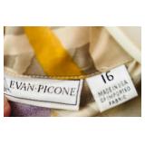 Vintage Evan-Picone Floral Pattern Shirt and Dress Set