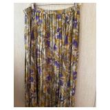 Vintage Evan-Picone Floral Pattern Shirt and Dress Set