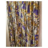 Vintage Evan-Picone Floral Pattern Shirt and Dress Set